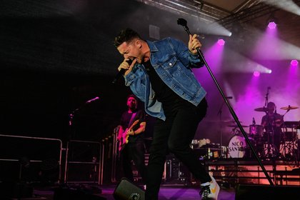 Hautnah - Nico Santos: Bilder des Popstars live beim Da Capo Festival in Alzey 