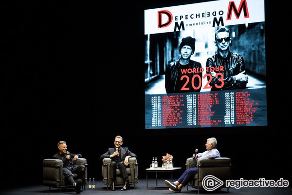 Medienansturm - Depeche Mode: Bilder der Pressekonferenz im Berliner Ensemble 