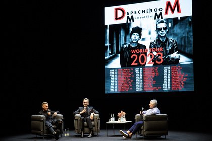 Medienansturm - Depeche Mode: Bilder der Pressekonferenz im Berliner Ensemble 