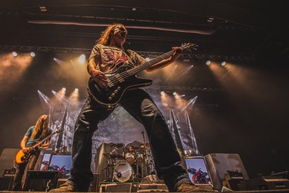 Volles Rohr - Fotos von Carcass als Opener von Arch Enemy live in Frankfurt 