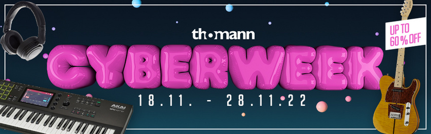Das Musikhaus Thomann bläst mit der Cyberweek zur Schnäppchenjagd!