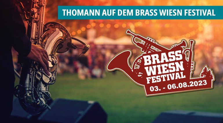 Blasmusikinstrumente-Ausstellung von Thomann auf der Brass Wiesn