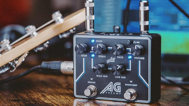 Aguilar Amplification präsentiert das neue AG Preamp/DI Pedal