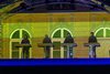 Eindrucksvoll - Kraftwerk: Live-Fotos der Konzert-Projektion auf das Karlsruher Schloss 