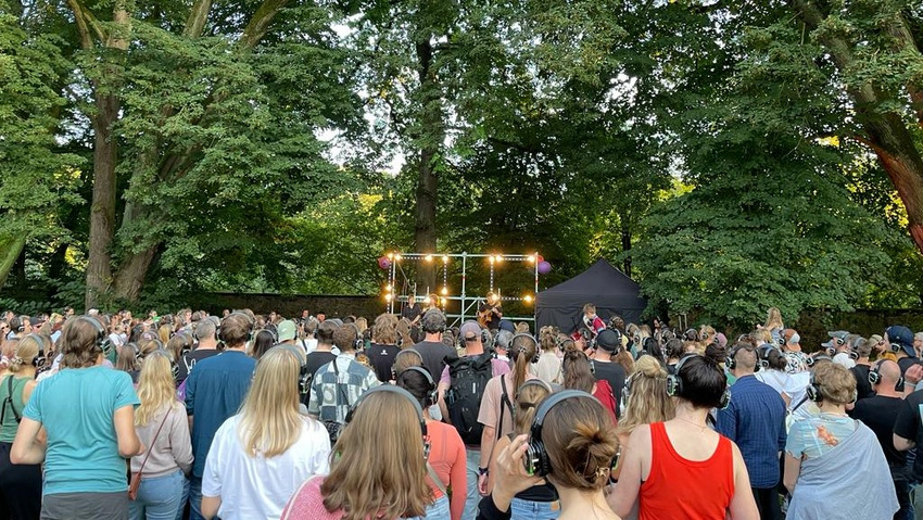 Die Silent Stage auf dem Golden Leaves Festival