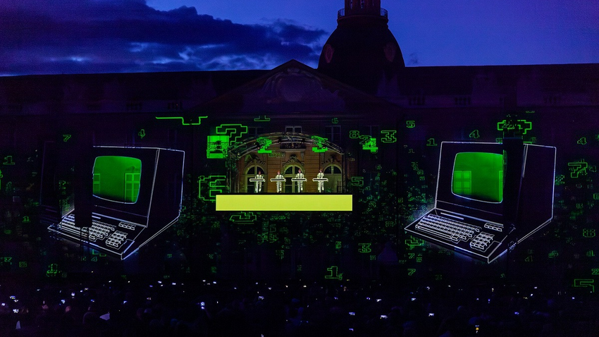 Kraftwerk bei einem Konzert im Jahr 2023