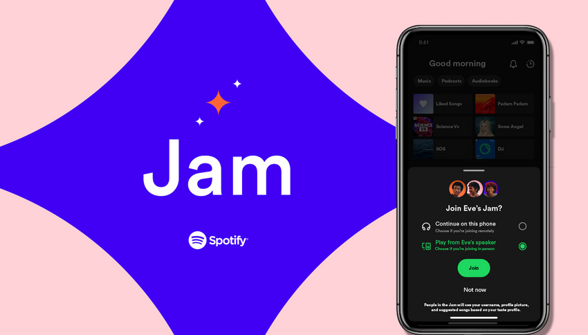 Gemeinsam Musik hören: Spotify veröffentlicht neues Feature "Jam"