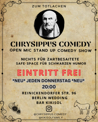 CHRYSIPPUS COMEDY - Standup Comedy Open Mic