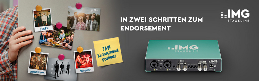 Macht mit bei der großen Endorsement-Challenge von IMG STAGELINE und Backstage PRO