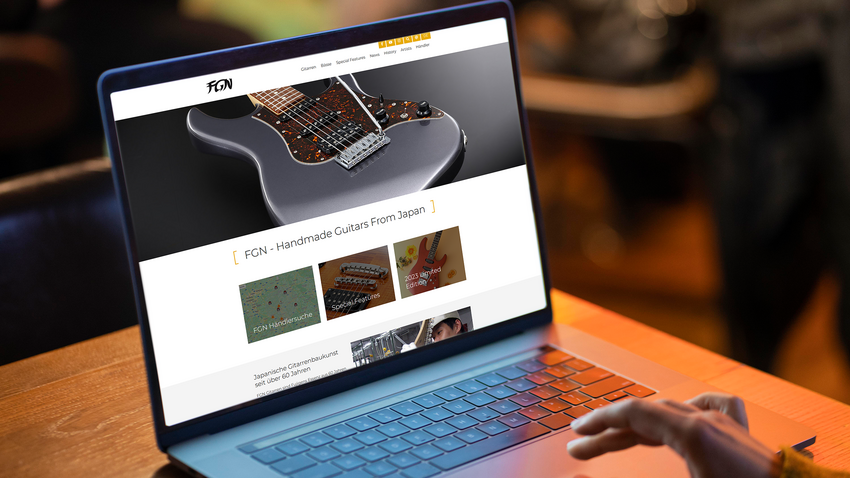FGN Guitars & Basses - Die neue Website ist online!