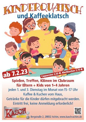 Kinderquatsch & Kaffeeklatsch - Spielen, Toben & Klönen