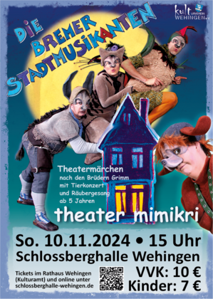 Die Bremer Stadtmusikanten – Familientheater Mimikri