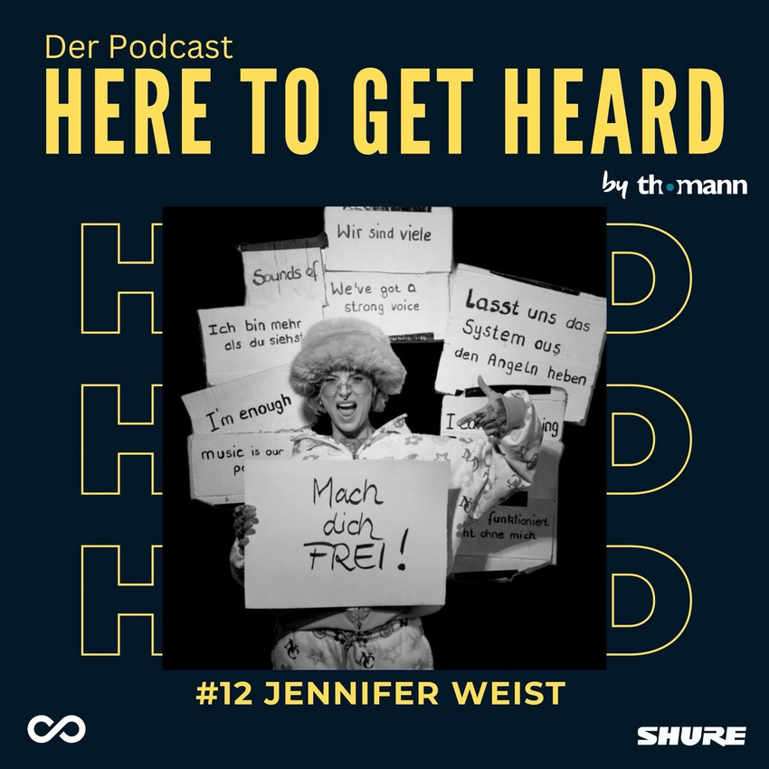 Jennifer Weist ist erster Gast der zweiten Staffel von Here To Get Heard