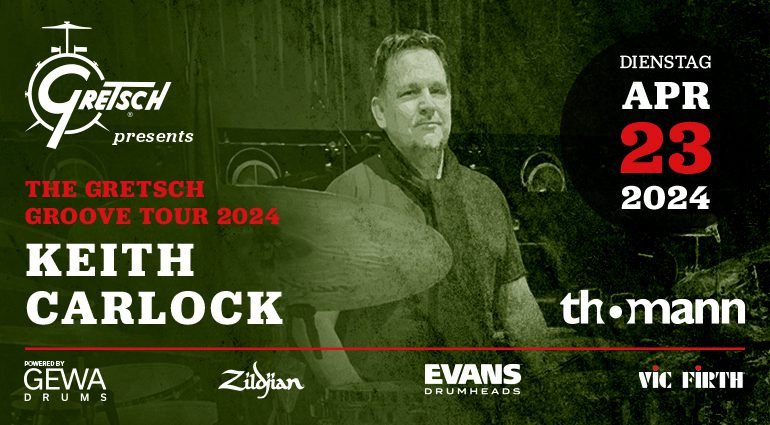Gretsch Grooves Tour 2024 mit Keith Carlock am 23. April bei Thomann