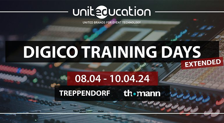 DiGiCo Training Days im Musikhaus Thomann vom 8. April bis 10. April