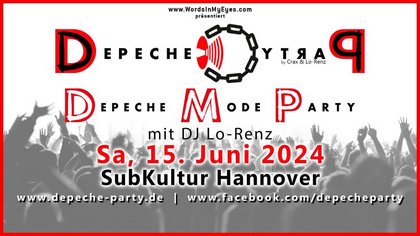 Depeche Mode Party Hannover 15.Juni 2024 Subkultur DJ Lo-Renz (white)