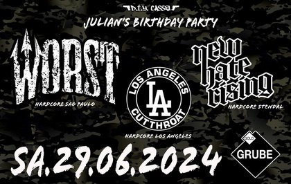 WORST + NEW HATE RISING + CUTTHROAT LA // Julian's 40th Birthday Party