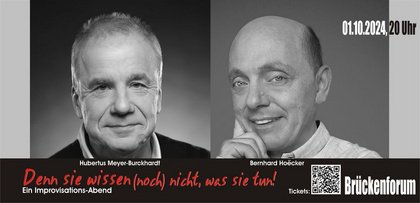 Hubertus Meyer-Burckhardt & Bernhard Hoëcker: Denn sie wissen (noch) nicht, was sie tun!