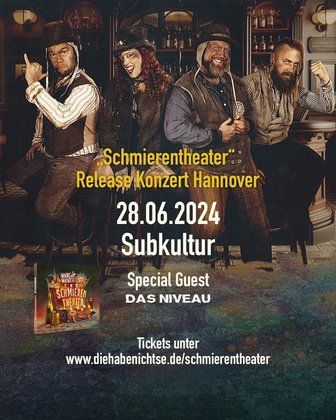 Schmierentheater Release Konzert