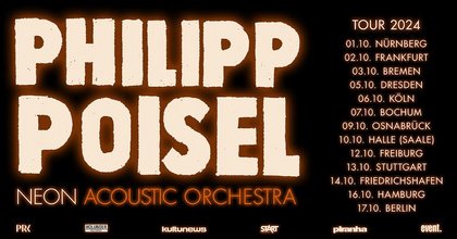 PHILIPP POISEL | Alte Oper, Frankfurt | 02.10.24