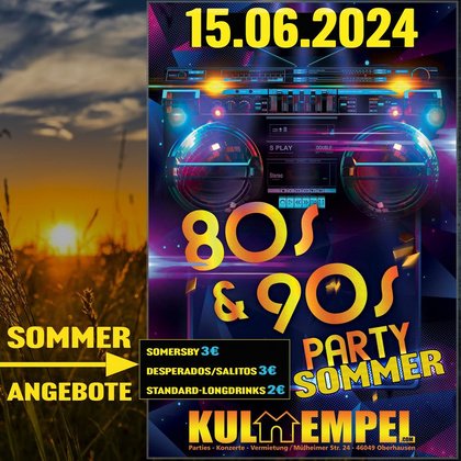 80s & 90s Partysommer
