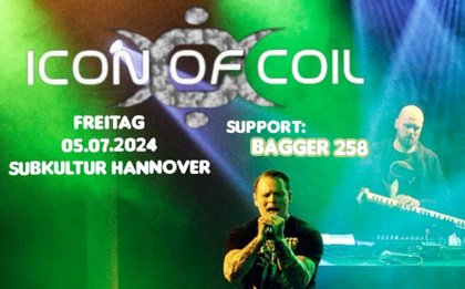 Icon Of Coil & Bagger 258 + Aftershowparty