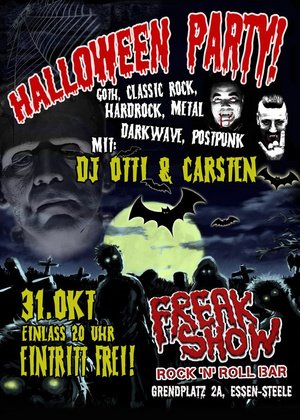 Halloweenparty mit DJ Otti & Carsten
