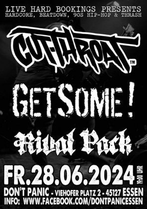 Cutthroat + Get Some + Rival Pack (Hardcore, Beatdown, Hip Hop, Thrash aus den USA + NL)