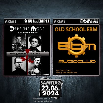 AREA1: Depeche Mode Party | AREA2: Old School EBM Music Club