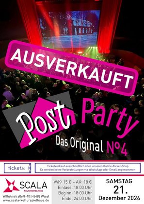 POST PARTY - Das Original N°4 +++AUSVERKAUFT+++
