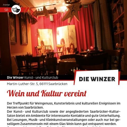 Kultur-Salon bei den Winzern