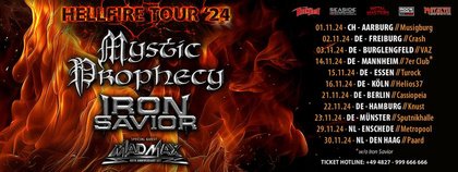 MYSTIC PROPHECY - Hellfire Tour 2024