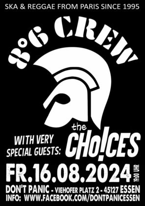 8°6 Crew (Working Class Ska & Reggae aus Paris) + The Choices (feat Jenny Woo)