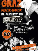 the Bant + 90 + Heimwerker Live at Music-House Graz
