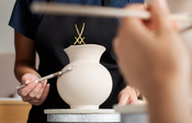 Kreativworkshop bei MEISSEN: Vasenform Wellenspiel