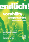 A Cappella Party-Pop mit vocability im AlarmTheater