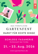 Das Fürstliche Gartenfest Markt für echte Dinge