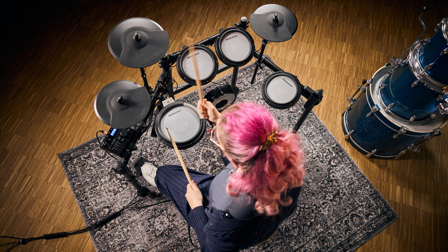 Millenium Drums präsentiert das neue MPS-350 E-Drum Kit