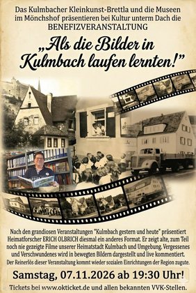 Erich Olbrich: Als die Bilder in Kulmbach laufen lernten