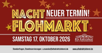 Nachtflohmarkt in der Alten Drahtzieherei