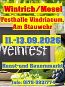 Weinfest Wintrich Kunst- und Bauernmarkt 2026