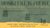 Musikfest 2026 – Ein Wochenende voller Musik