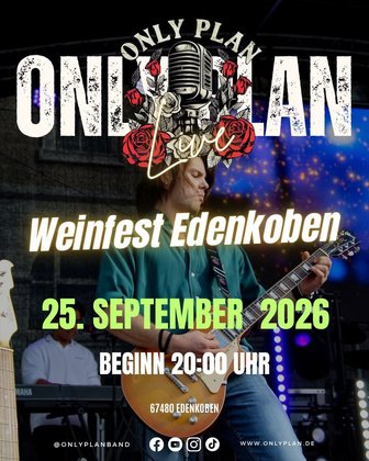 Only Plan live | Weinfest Edenkoben