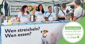 Hamburg: Infostand auf der Altonale (Stadtteilfest)