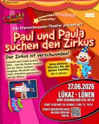Mitmach-Theater für Kinder: Paul & Paula suchen den Zirkus, 27.06.26 - Lükaz, Lünen