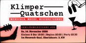 Klimperquatschen #20 im Neuwerk Saal