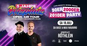 Bolzplatz Open Air in Röthlein | 90er | 2000er | 2010er Party ‣ Lieblingshits Deiner Jugend | 18+