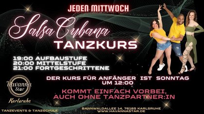 Salsa Cubana Tanzkurs*Anmeldung vor Ort auch ohne Tanzpartner