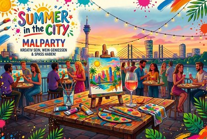 SUMMER in the CITY - Malparty am StadtStrand Düsseldorf