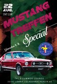 Mustang Treffen mit Biergarten